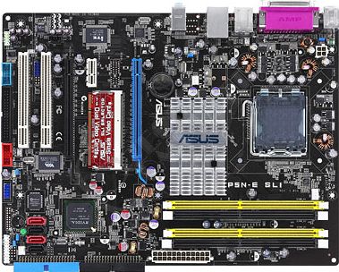 Asus P5N-E SLI - nForce 650i + P4 3,06 GHz Prescott